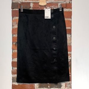 Black Velvet Skirt (NWT)